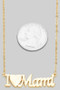 18K Gold Dipped I Love Mama Pendant Necklace