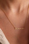 Stainless Steel Mama Pendant Necklace
