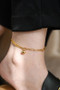 Stainless Steel Dual Chain Anklet