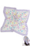 Sheer Floral Print Head Or Neck Scarf - #KH22656