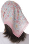 Sheer Floral Print Head Or Neck Scarf - #KH22658