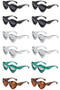 Thick Bubble Frame Assorted Sunglasses