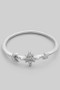Brass Moon And Star Cz Pave Ring