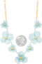 Stationary Floral Figaro Chain Necklace