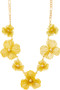 Stationary Floral Figaro Chain Necklace