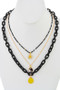 Layered Chain Multi Charm Necklace