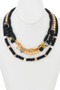 Glass Beads Layered Necklace - #IGN6279