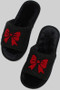 Fuzzy Bow Slippers