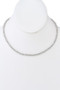 Steel Beaded Long Necklace