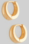 Dainty Ridged Hinge Huggies