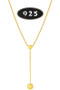 Gold Dipped 925 Silver  - #GS047-0