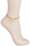 Bow Charm Chain Anklet - #KA23154