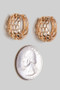 Dainty Cage Huggie Earrings
