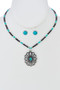 Western Seed Beed Necklace Set - #SS-2161-G23