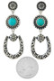 Western Horse Shoe Dangle Earrings