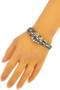 Multi-Strand Leather Bracelet With Magnetic.
