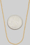Stainless Steel Ball Chain Necklace - #ENA514