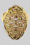 Metal Net Statement Ring