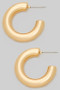 Tube Open Hoop Earrings  - #YE0002