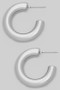 Tube Open Hoop Earrings  - #YE0002