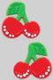Acrylic Cherry Post Earrings - #KE23514