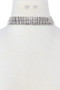 Crystal Seven Line Choker  - #KS2063-14