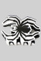 Acrylic Halloween Spider Hair Clip - #KH23411