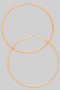 Thin Hoop Earrings  - #YE0013
