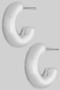 Brass Tube Open Hoop Earrings - #C2E1049