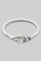 Delicate Brass Ring With Teardrop Cz Stone