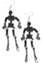 Skeleton Body Dangle Earrings - #KE17900