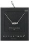 Gold Or Sterling Silver Dipped  Mom Necklace. 