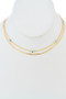 Layered Thin Strand Evil Eye Choker