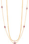 Layered Thin Strand Evil Eye Choker