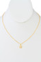 Cz Sun Pendant Dainty Necklace