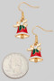 Metal Christmas Bell Earrings