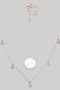 Diamond Drops Dainty Necklace