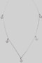 Diamond Drops Dainty Necklace