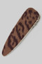Suede Like Animal Print Hair Clip