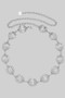 Textured Circle Chain Link Belt