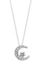 Crescent Moon Pendant Necklace - #RNF1084