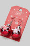Snowflake Christmas Ornament Earrings