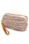 Aztec Pattern Makeup Pouch With Wristlet