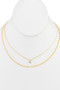 Mini Diamond Pendant Layered Necklace