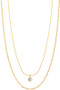 Mini Diamond Pendant Layered Necklace