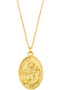 Gold Dipped St.Francis Necklace. 
