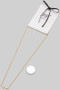 18K Gold Dipped Cross Pendant Necklace With Cz
