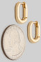 Oval Huggie Earrings - #GE10634
