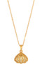 Rhinestone Sea Shell Delicate Necklace