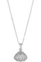 Rhinestone Sea Shell Delicate Necklace
